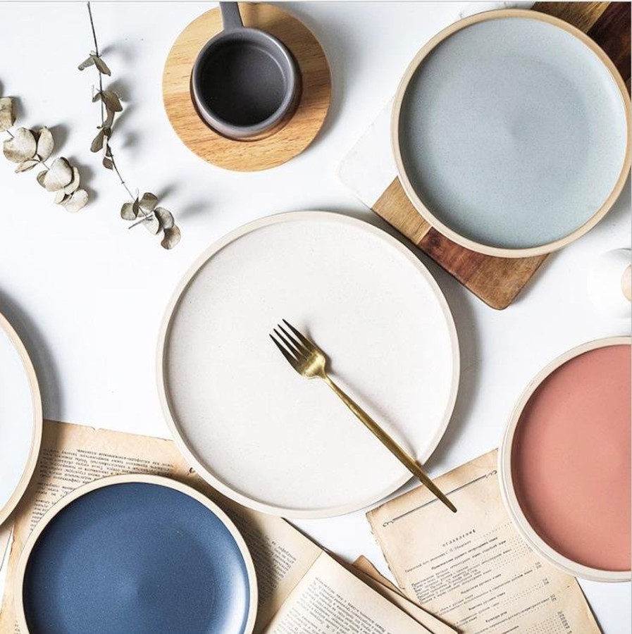 Dinnerware Tea + Linen | Kane 10" Stone Dinner Plate